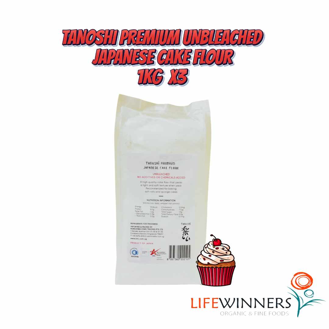 Tanoshi Premium Japanese Cake Flour 1kg - Image 2