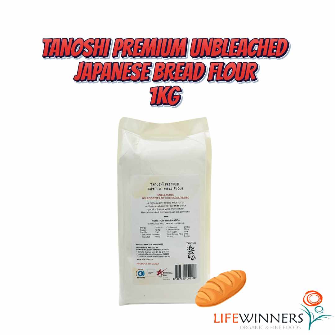 Tanoshi Premium Japanese Bread Flour 1kg - Image 2
