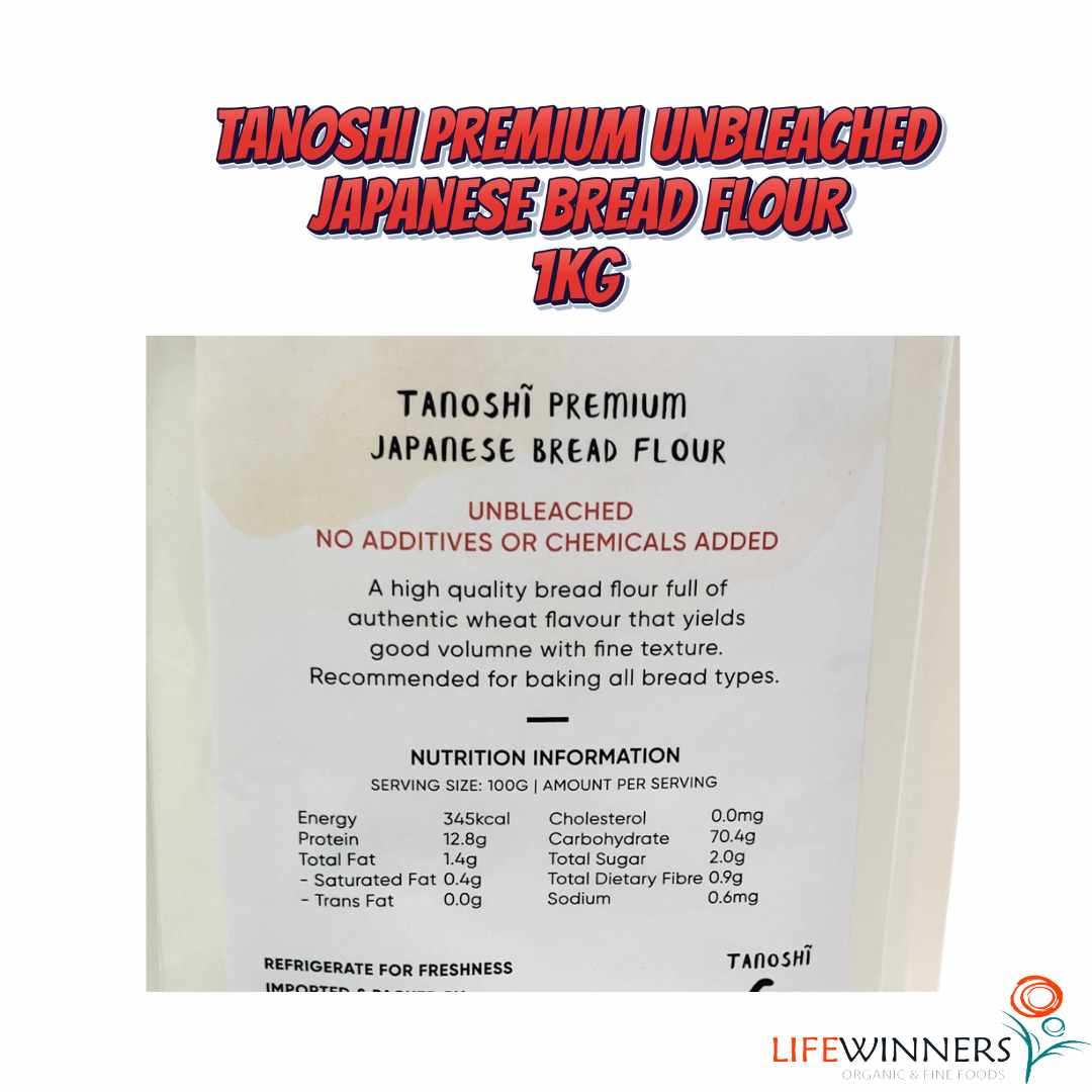 Tanoshi Premium Japanese Bread Flour 1kg - Image 3