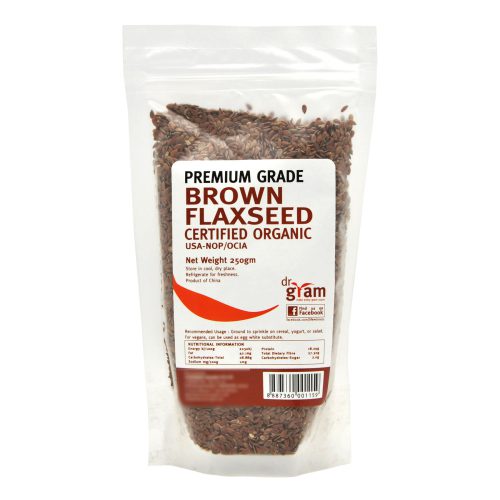 Dr Gram Organic Brown Flaxseed 250g