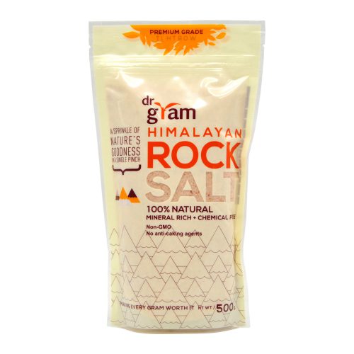 Dr Gram All Natural Himalayan Rock Salt 500g x 144pkts + shipping fee