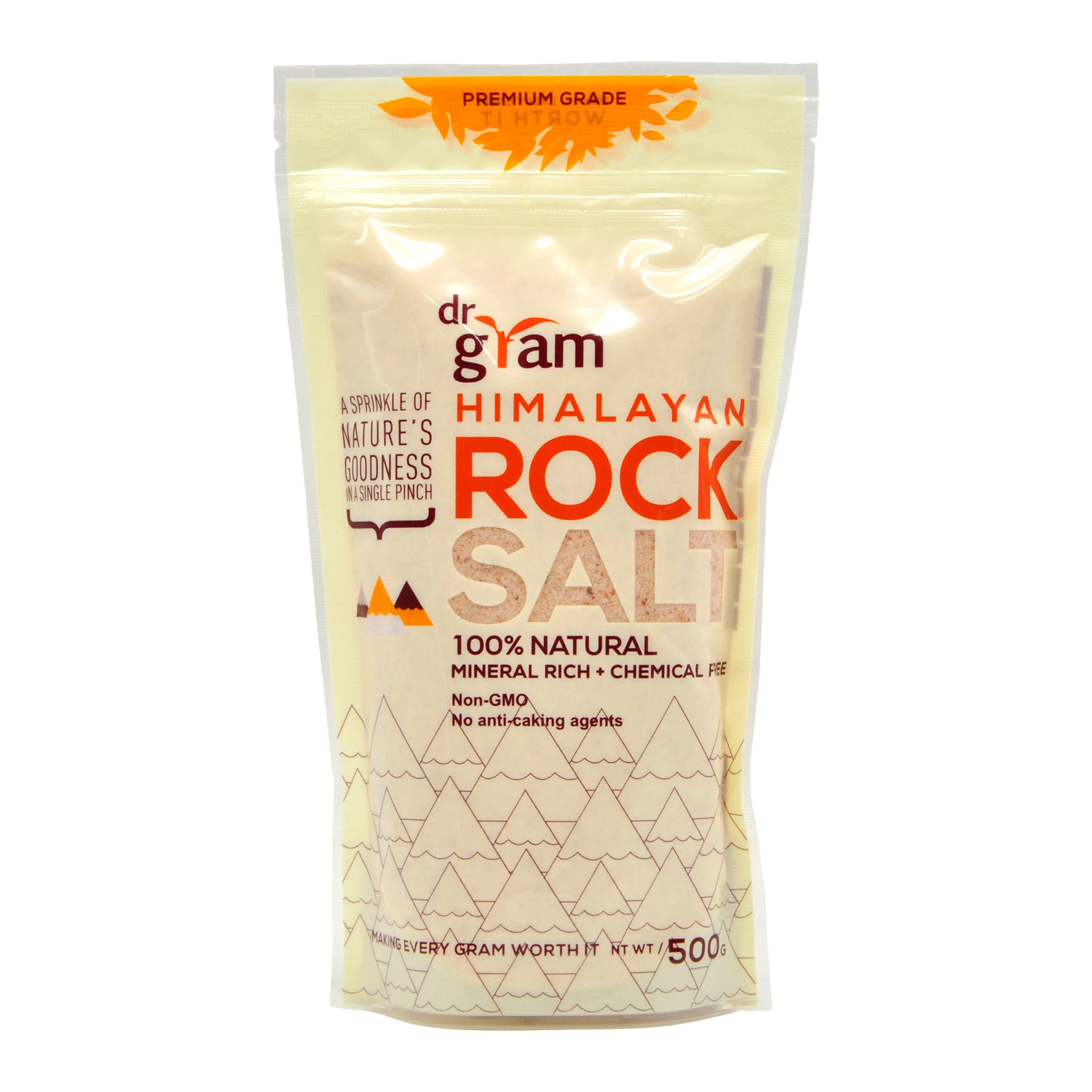 Dr Gram All Natural Himalayan Rock Salt 500g x 144pkts + shipping fee