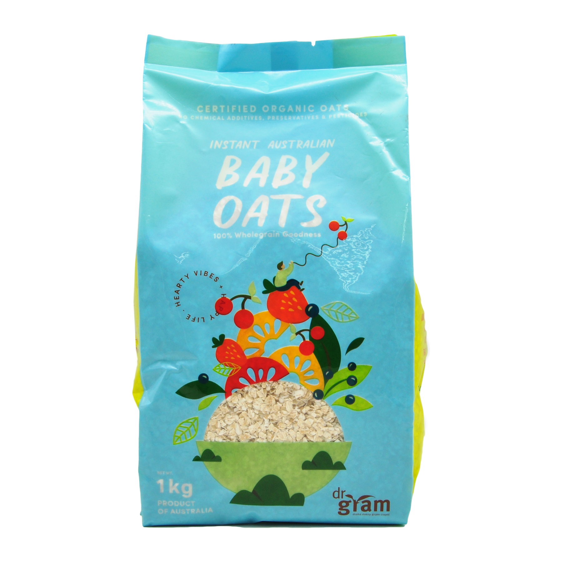 Dr Gram Organic Instant Baby Oats 1kg