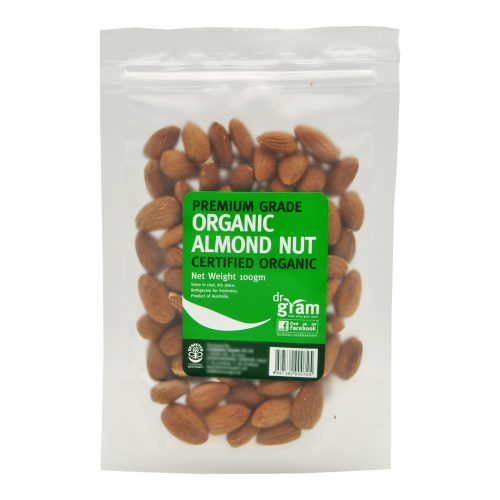 Dr Gram Organic Almond Nuts 100g
