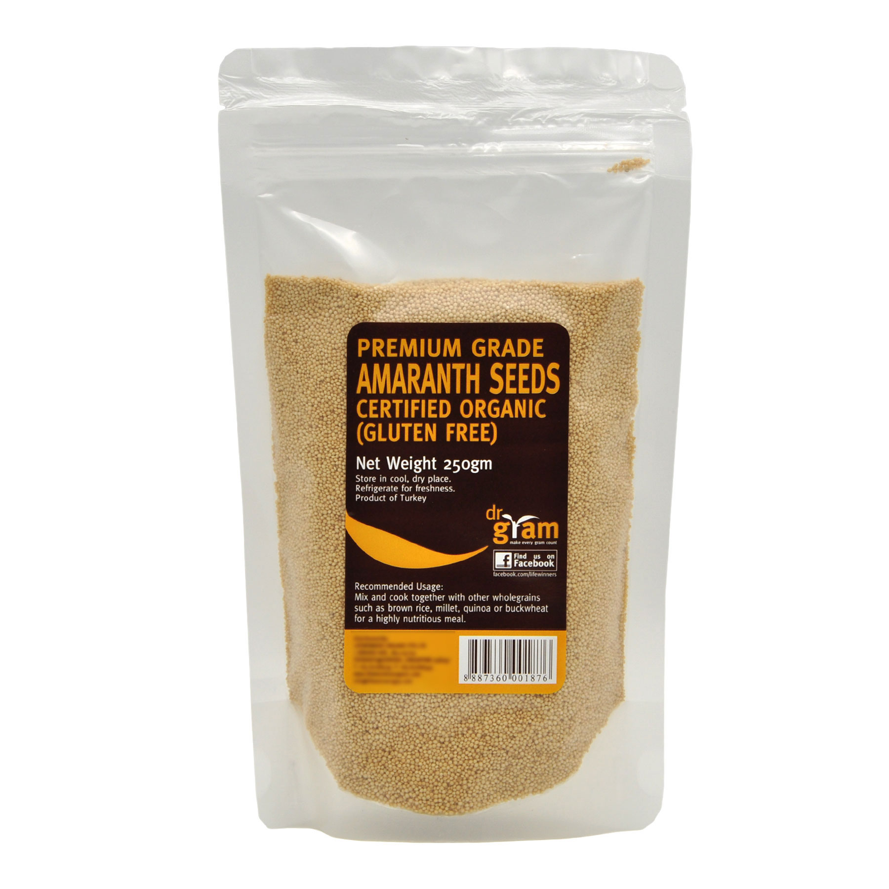 Dr Gram Organic Amaranth Seeds 250g