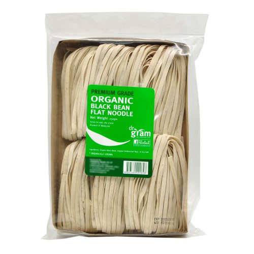 Dr Gram Organic Black Bean Flat Noodle 250g