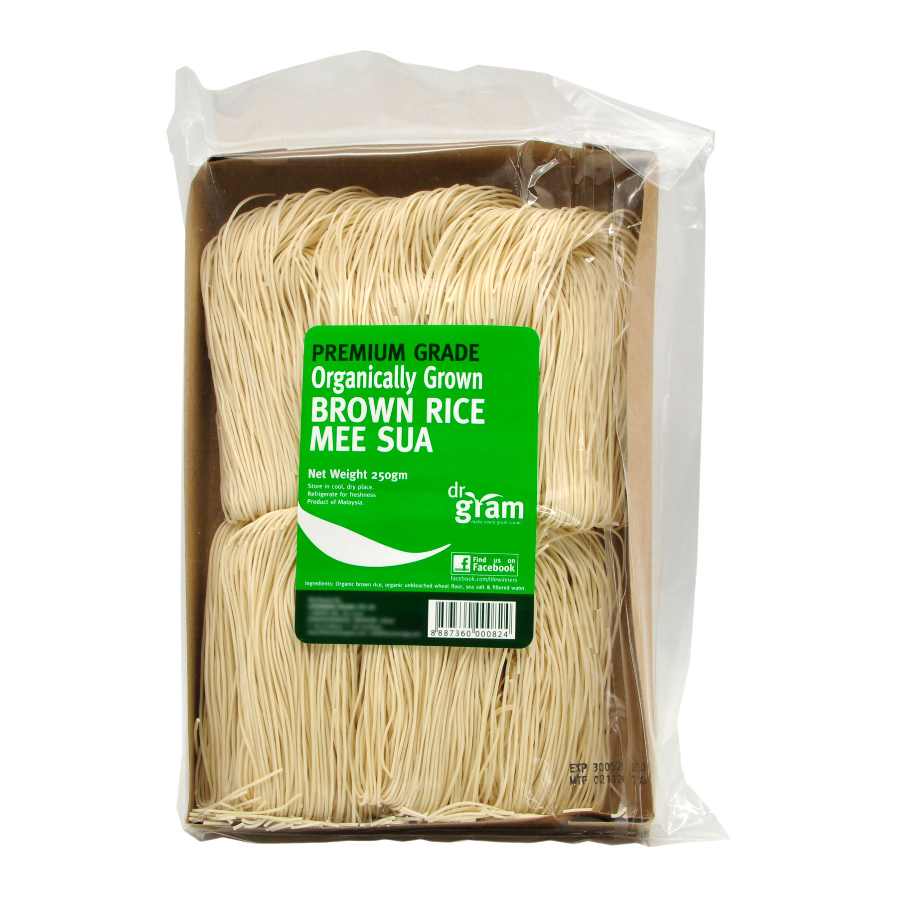 Dr Gram Organic Brown Rice Mee Sua 250g
