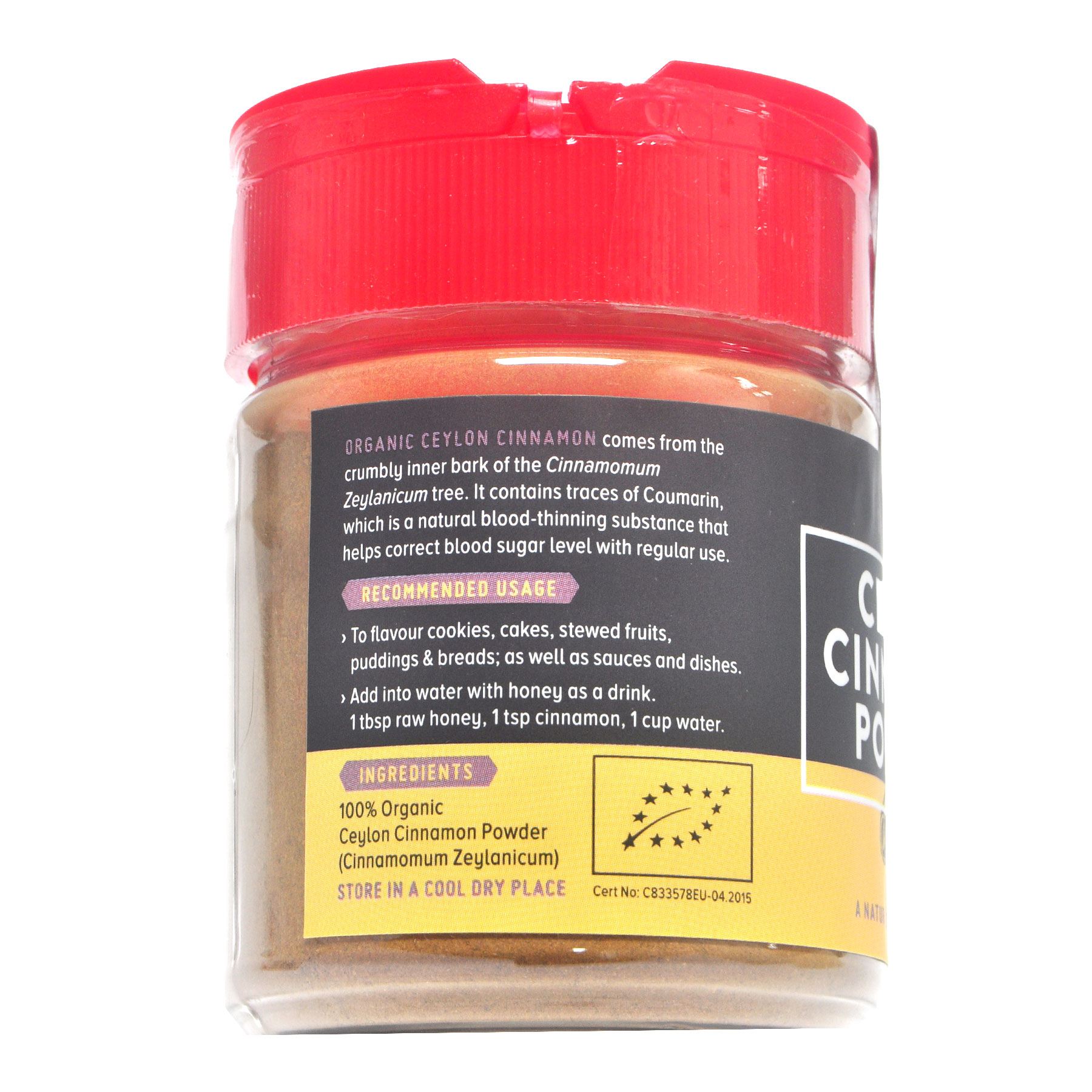 Dr Gram Organic Ceylon Cinnamon Powder 80g - Image 3