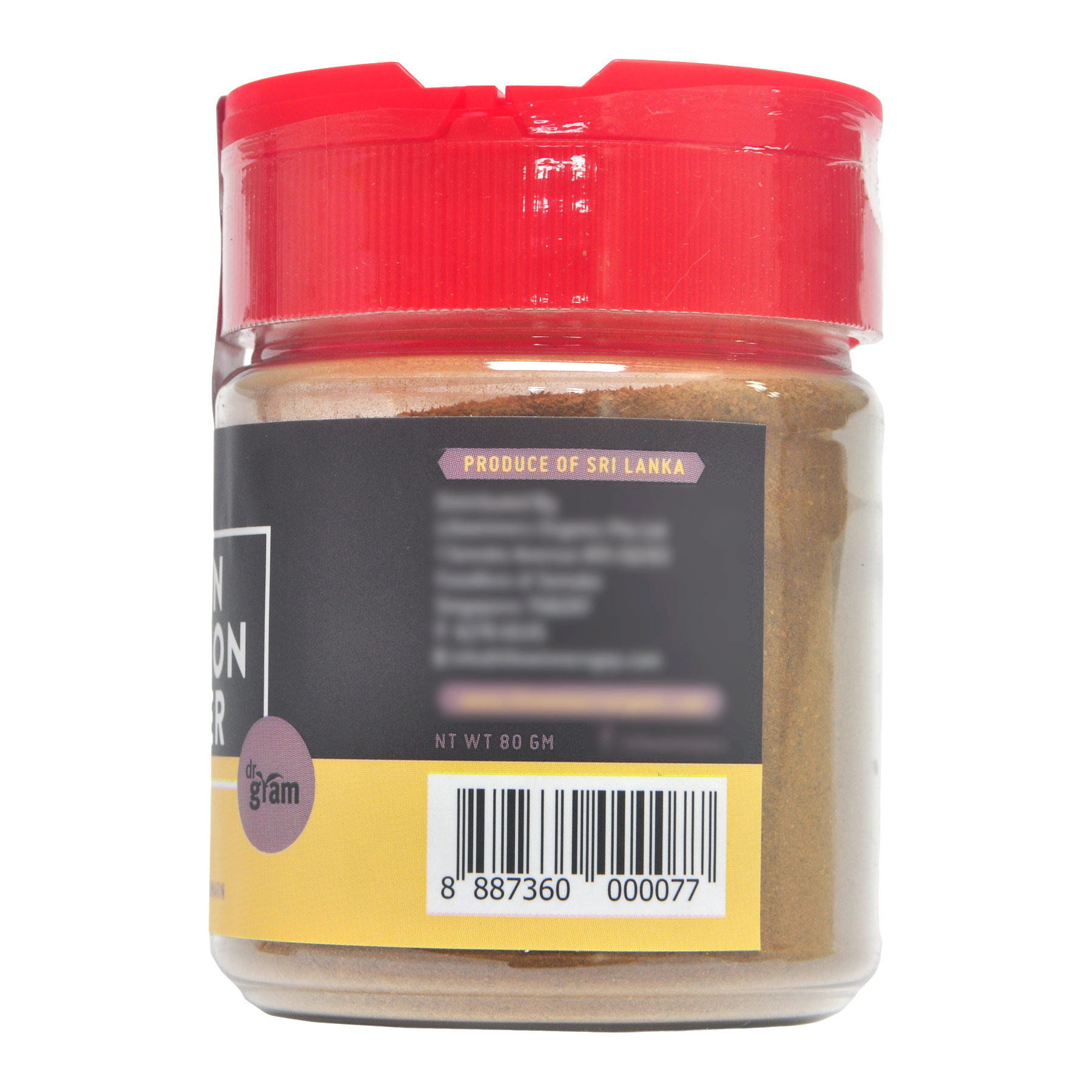Dr Gram Organic Ceylon Cinnamon Powder 80g - Image 2