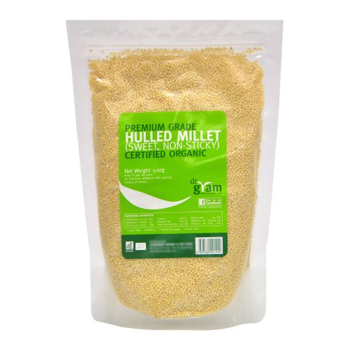 Dr Gram Organic Millet (Sweet Non-Sticky Grain) 500g