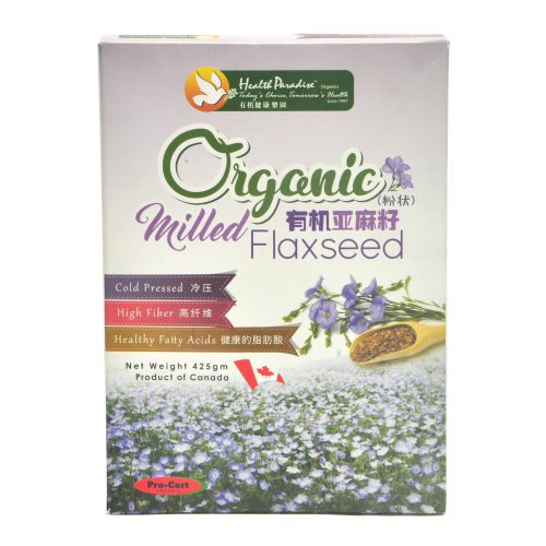 Health Paradise Organic Milled Flaxseed 425g