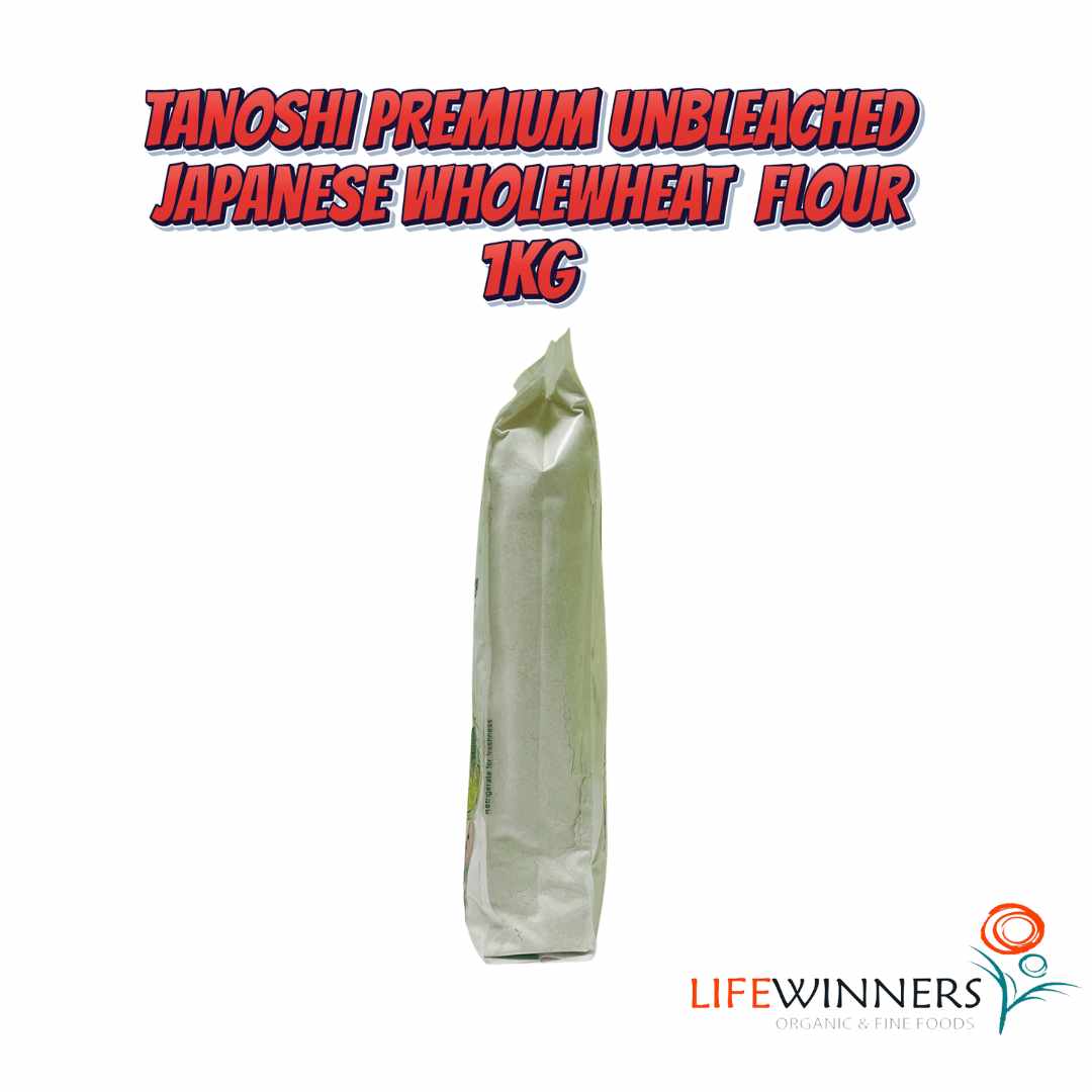 Tanoshi Premium Japanese Wholemeal Flour 1kg - Image 3
