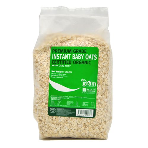 Dr Gram Organic Instant Baby Oats 500g