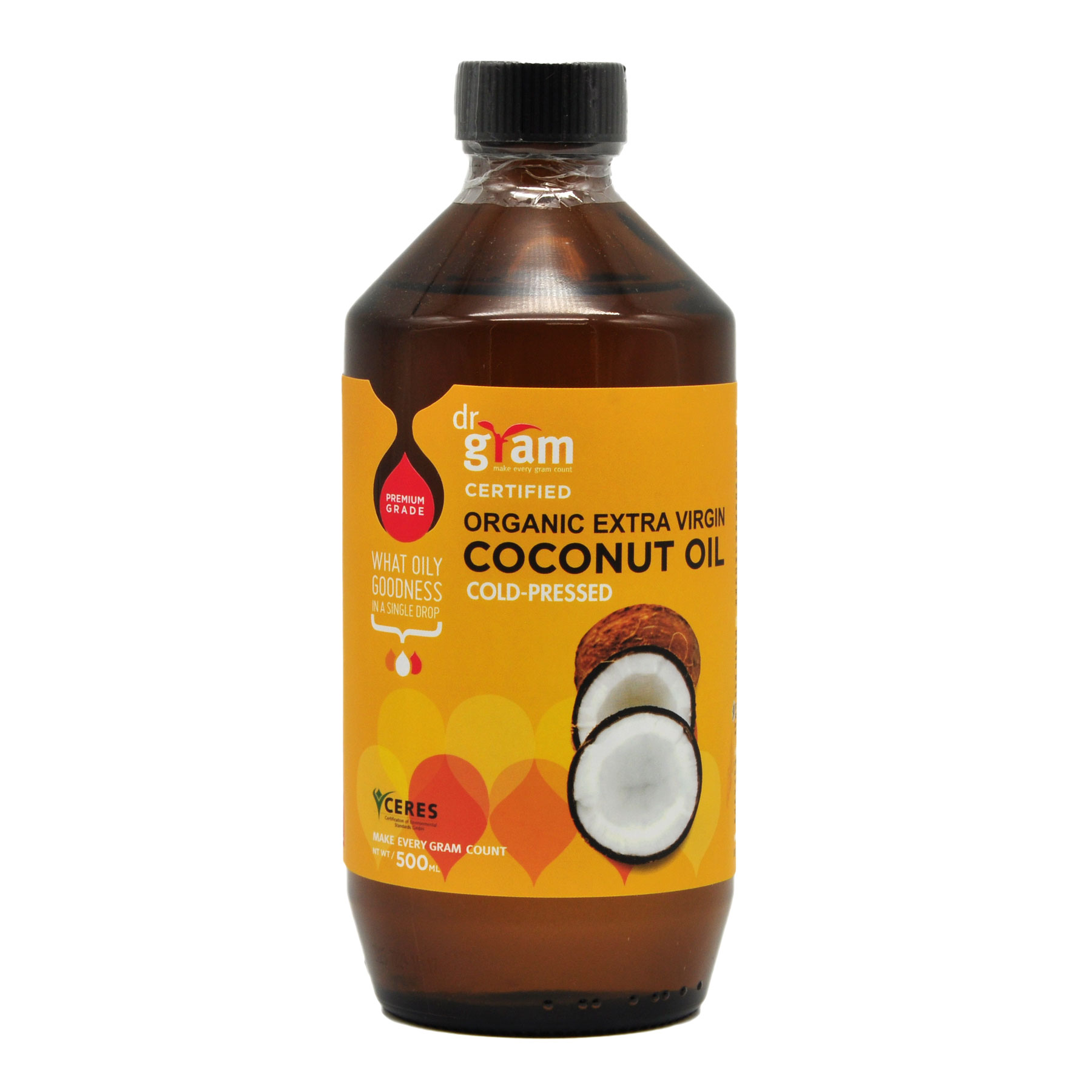 Dr Gram Organic Virgin Coconut Oil 500ml