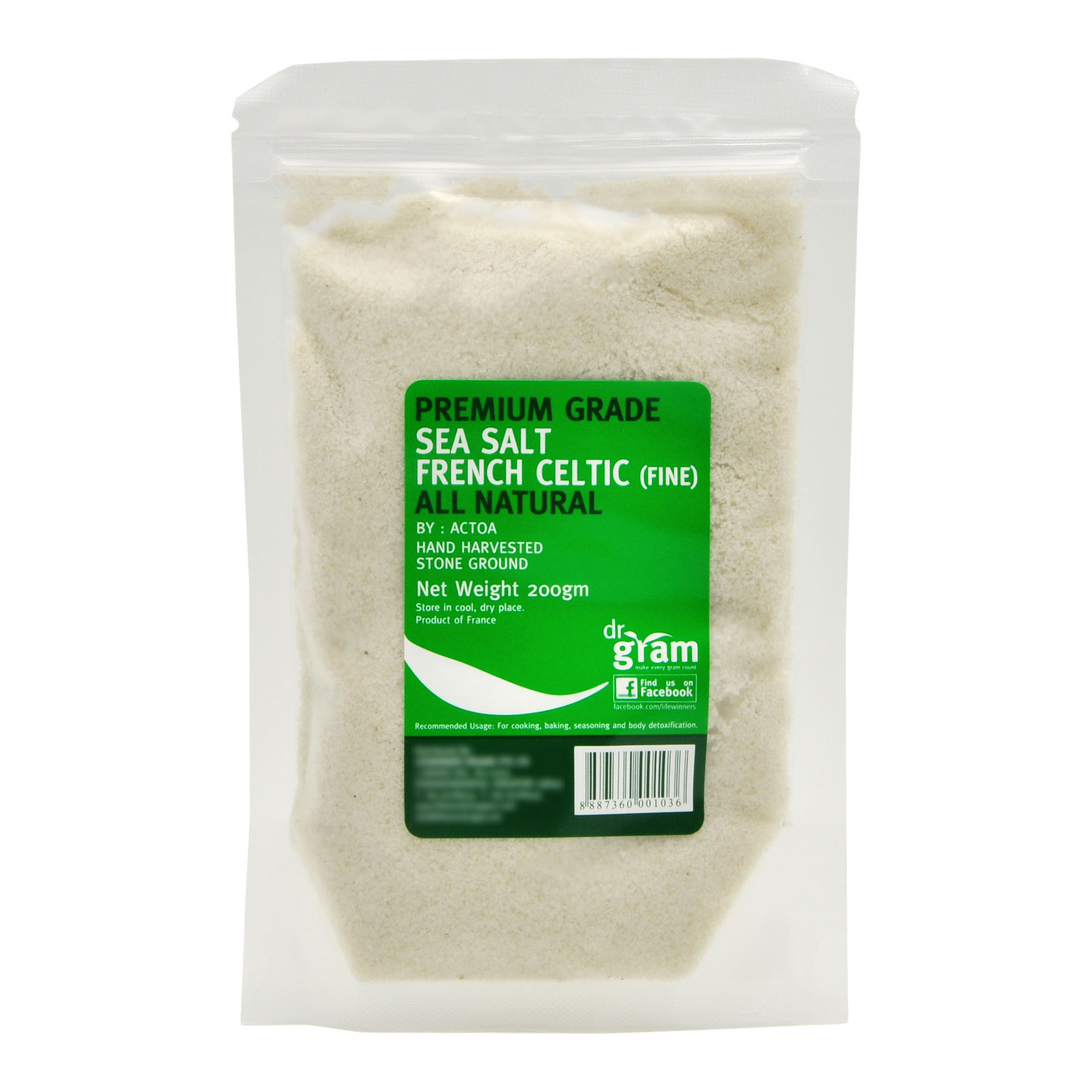 Dr Gram French Celtic Sea Salt (Fine) 200g