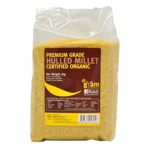 Dr Gram Organic Hulled Millet 1kg