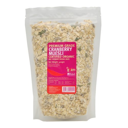 Dr Gram Organic Cranberry Muesli 400g