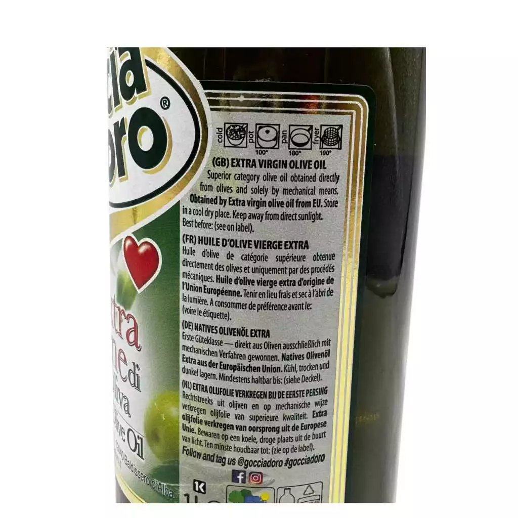 Goccia d'oro Extra Virgin Olive Oil (1L) - Image 3